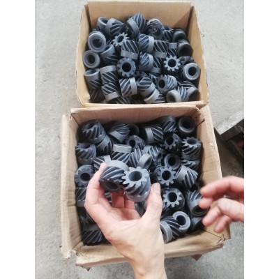 厂家定制加工45度斜齿轮  耐酸碱PVC齿轮 尼龙塑料齿轮链轮