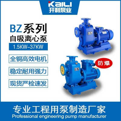 自吸泵50BZ-25直联式铸铁抽水机稳定耐用强劲离心泵工厂批发