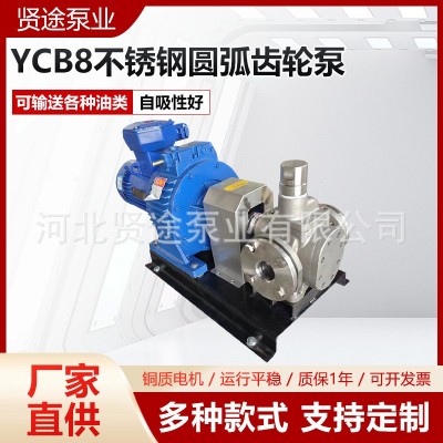 YCB8不锈钢圆弧齿轮泵 不锈钢齿轮泵 磁力齿轮泵 YCB圆弧齿轮泵